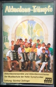 Akkordeon Trümpfe-Musikschule der Hofer Symphoniker Cassette Tonstudio 1080 Rare - Picture 1 of 4