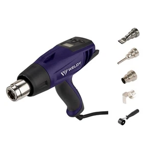 Weldy 330-A Digital Hot Air Gun Set 230V – 4 Nozzles & Roller - Picture 1 of 8