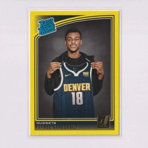 2018-19 Panini Donruss Yellow Flood #151 Jarred Vanderbilt RC Rookie - Picture 1 of 2