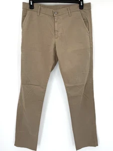AG Adriano Goldschmied The Lux Khaki Tailored Trouser Pants Men's Size 33R Brown - Picture 1 of 10