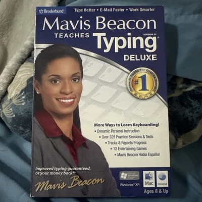 Mavis Beacon Teaches Typing Deluxe V20 (PC/Mac) *New,Sealed* - Image 1 of 4