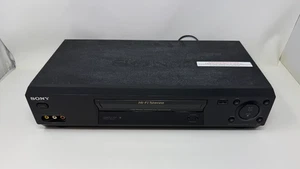 Reproductor VHS VCR Sony SLV-N77 4 cabezales Hi-Fi estéreo sin control remoto *FUNCIONA MUY BIEN* - Imagen 1 de 6