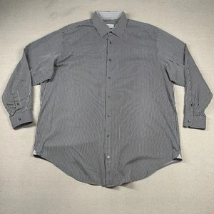 Robert Graham Shirt Mens 47 Tall 18.5 36/37 Striped Preppy Dressy 3xl Button Up - Picture 1 of 10