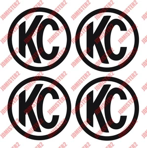 Adesivo logo KC Hilites decalcomania KC decalcomanie luci fuoristrada KC - qualsiasi colore qualsiasi dimensione - Foto 1 di 1