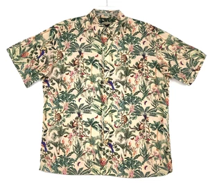 Yiume Hawaiian Shirt Mens M Tropical Paradise Jungle Cotton Wipada Lulenkampff - Picture 1 of 17