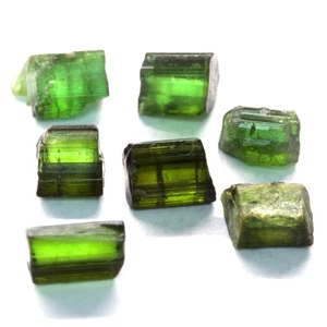 16.87Ct. Natural Gemstone Tourmaline Green Color Rough Unheated Mine Nigeria - Picture 1 of 7