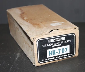 Hi-Mound HK-707 Morse Key Telegraph Key Made In Japan - Picture 1 of 4
