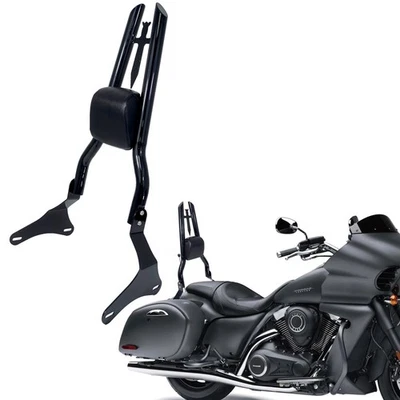Barra Sissy 31" de alto para respaldo de pasajero Kawasaki Vulcan 1700 Vaquero VN1700 Foto 1 de 4