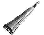 Atlas Agena Model Rocket Kit 1/144 100 72 48 Skala (WSZYSTKIE SREBRO)