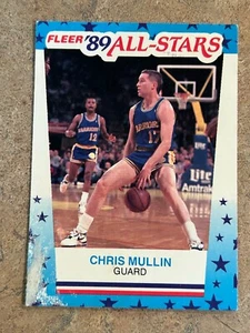 1989/90 FLEER BASKETBALL STICKRT #9 CHRIS MULLIN - Picture 1 of 6