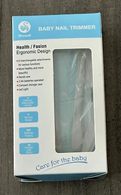 Showell - Cofre aparador de unhas para bebês com luz e 6 cabeças destacáveis para bebês - Imagem 1 de 4