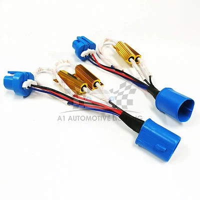 Kit de Resistencia LED HID Relé Arnés Adaptador Anti Parpadeo Error Decodificador 9007 9004 Foto 1 de 4
