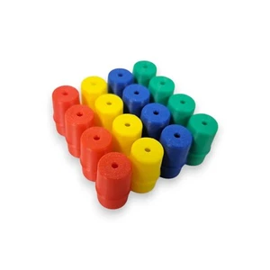 Trouble Board Game Replacement Pieces Parts Movers 16 Red Green Blue Yellow - Picture 1 of 5