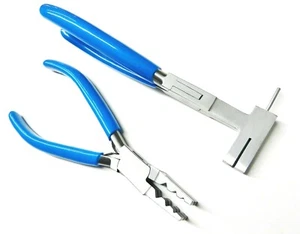 2 Pliers Coil Cutting & Tube Cutting Hold & Cut Tubes Rods Coils Jewelry Arts - Picture 1 of 12