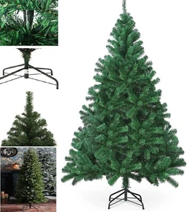 Soporte de Navidad Artificial Navidad Árbol Esmerilado Decoración del Hogar 4 ft 5 ft 6 ft 7 ft Reino Unido - Imagen 1 de 15