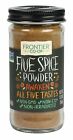 Frontier Five Spice Powder, 1.92-Ounce Bottle