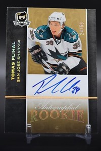 2007-08 Upper Deck The Cup Gold Rookie #115 Tomas Plihal 24/59 Sharks!!!