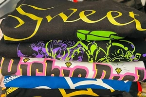 POPEYE & RICHIE RICH Level 4 Tee Shirts Men SzL Bl/Wh/Royal New W Tags! - Picture 1 of 24