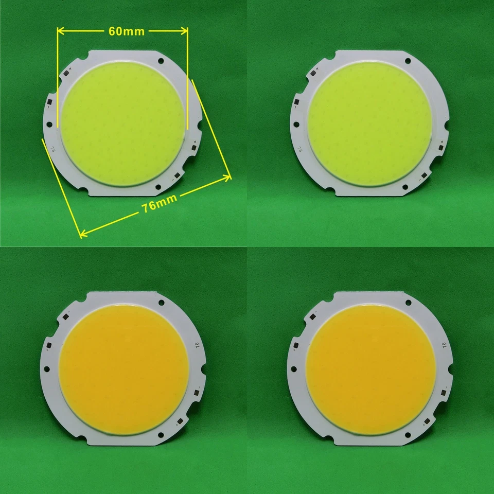 10W 20W 30W Warm Cold White 3000K 6000K Round COB LED Lamp Spot Light Bulb 76mm - Image 1 of 1