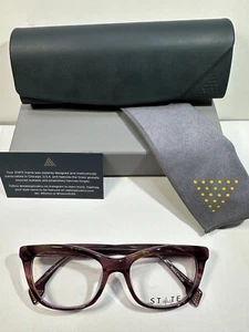 Gafas STATE Optical Co HALSTED AMATHYST talla 50-18-140 hechas en EE. UU. - Imagen 1 de 10