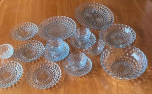 Vintage Anchor Hocking Bubble Glass Set - Picture 1 of 14
