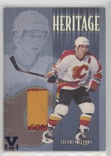 2001-02 ITG Be A Player Update Vault Sapphire 1/1 Theoren Fleury #H-16 0c3