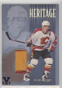 2001-02 ITG Be A Player Update Vault Sapphire 1/1 Theoren Fleury #H-16 0c3