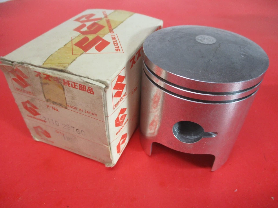 Nuevo de Lote Antiguo Original Pistón Suzuki 1978 DS185 1977 TS185 12110-29760 Foto 1 de 1