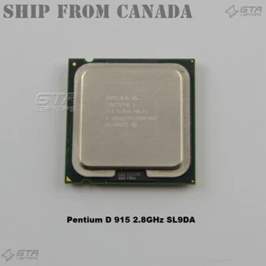 Intel Pentium D 915 2.8GHz SL9DA Socket 775 Dual-Core CPU - Imagen 1 de 1
