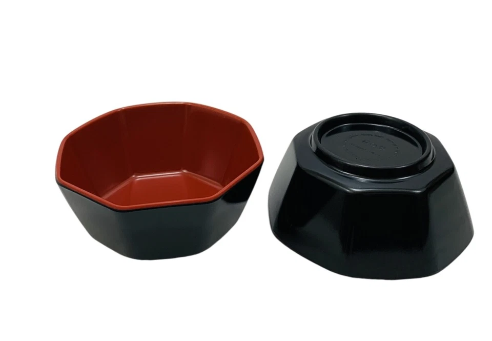 Tazón de arroz con melamina estilo japonés tazón de sopa ensaladera 4,5 pulgadas, paquete de 2 Foto 1 de 1