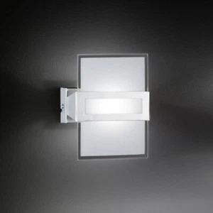 Lampada da parete LED design lampada vetro lampada da parete cromo lampada da corridoio faretto da parete luce - Foto 1 di 1
