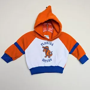 Felpa con cappuccio vintage anni 80 Florida Gators Toddlertime JCPenney 6-12 mesi - Foto 1 di 6