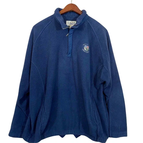 100th US Open Pebble Beach Quarter Zip Sweatshirt Size Extra Large Vintage XL Cover