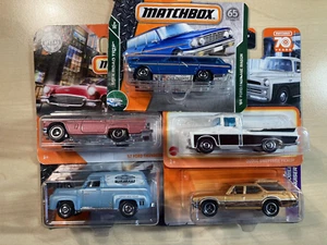 Matchbox bundle new x 5 Old American muscle cars pickup van Ford Dodge Buick - Picture 1 of 7