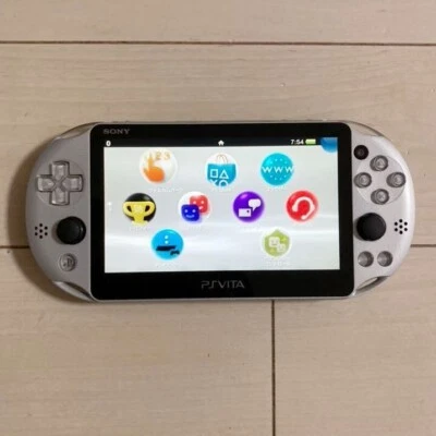 PlayStation PS Vita PCH-2000 ZA25 Silver Slim Japan Game Console only - Image 1 of 4