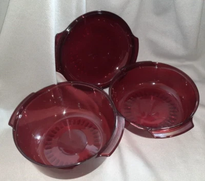 Tupperware MicroPlus 3 Garturm in rot innen leicht matt "Rarität" - Bild 1 von 4