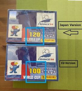 1998 Panini FIFA World Cup Soccer Sealed HOBBY Card BOX 120 Cards JAPAN VERSION!