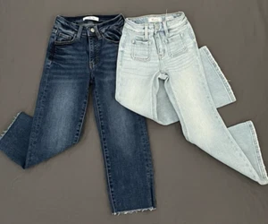 Kancan Flare Light Wash &Willow & Root Medium Wash Lot Youth Girls Jeans Size 6 - Picture 1 of 12