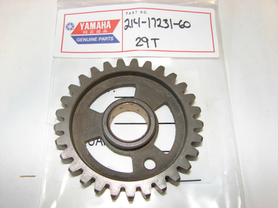 214-17231-60 NOS Yamaha tercera rueda engranaje DT1C DT1MX RT1 B M MX 1970 1971 vintage Foto 1 de 1
