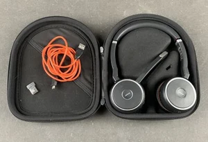 Jabra Evolve 75 HSC040W - Casque stéréo sans fil professionnel Bluetooth - Dongle - Photo 1/4