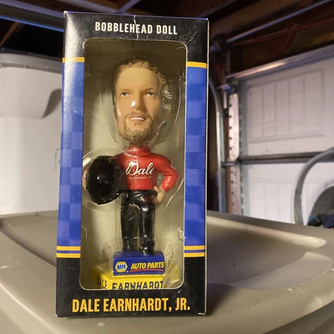 NEW 2003 Nascar #8 Dale Earnhardt Jr. NAPA Bobblehead Doll In Original Package Cover