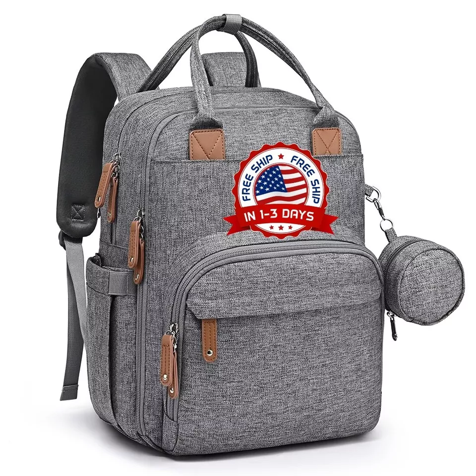 Pañaleras de bebe mochila de niña o niño panaleras modernas moderno bolso para - Image 1 of 4