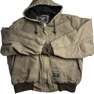 Walls Herren Jacke Gr. Large Workwear gefüttert Kapuze braun Arbeit Outdoor - Bild 1 von 11