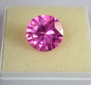 28.65 Ct Natural Cambodian Pink Zircon Round Brilliant Cut Gems Certified E2556 - Picture 1 of 11