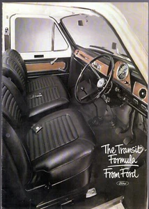 Ford Transit Mk1 1972-73 UK Market Sales Brochure Van Kombi Parcel Van Bus - Picture 1 of 2