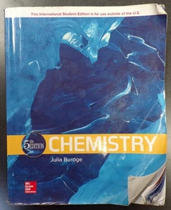 Chemistry 5th Ed. International Student Ed. Same As US Ed. Textbook Burdge - Bild 1 von 3