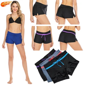Women's Swimsuit Board Shorts Swimwear Bathing Suit Adjustable Tankini Bottom - Picture 1 of 15