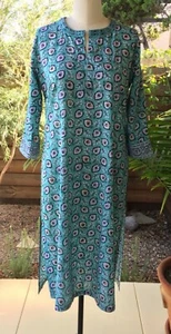 Anokhi Jade Tunic, Sizes XS - XL, 100% Cotton - Picture 1 of 4