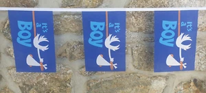Its a Boy Flag Bunting - 6m With 20 Flags - Picture 1 of 3