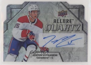 2019-20 Upper Deck Allure Quartz Auto Jesperi Kotkaniemi #AQ-JK Auto